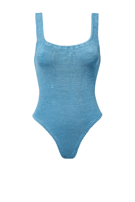 Square Neck One Piece Swimsuit