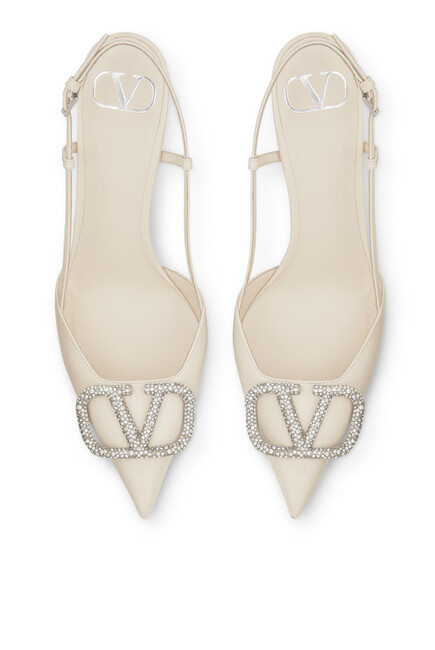 Valentino Garavani VLogo Signature 80 Slingback Pumps