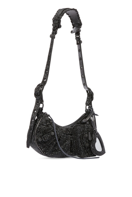 Le Cagole XS Shoulder Bag With Rhinestones