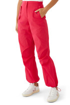 High-rise Pants in Taffeta