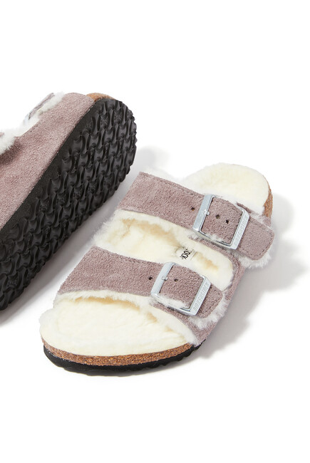 Kids Arizona Shearling Suede Leather