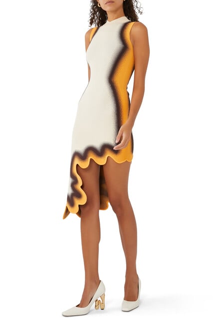Brooklyn Wavy Asymmetrical Dress