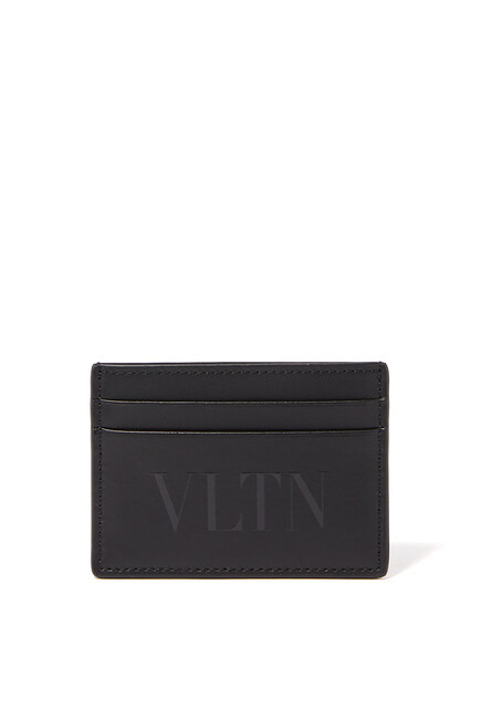 Valentino Garavani Leather Pocket Cardholder
