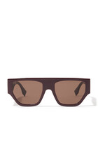 O'Lock Geometric Sunglasses