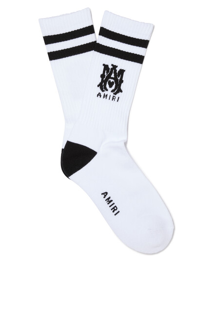 Ribbed M.A. Athletic Socks