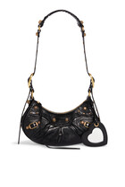 Le Cagole Small Leather Shoulder Bag