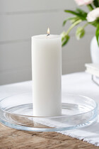 Glass Candle Plate