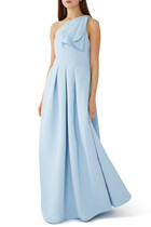 Martina One-Shoulder Gown