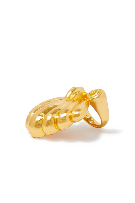 Mariana Ring, 24k Gold-Plated Brass