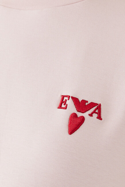 EA Logo Heart Embroidery Sweatshirt