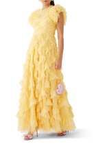 Genevieve Ruffle Gown