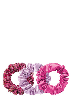 x Alice + Olivia Spring Rose Hair Scrunchies