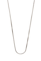 Box Chain Silver Necklace