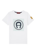 Kids Cotton Logo T-Shirt