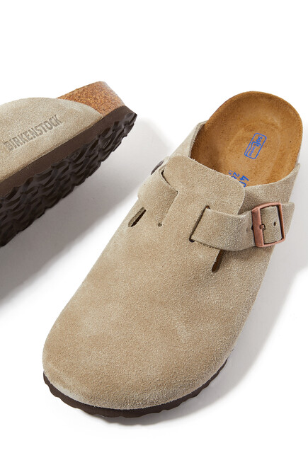 Boston Suede Clogs