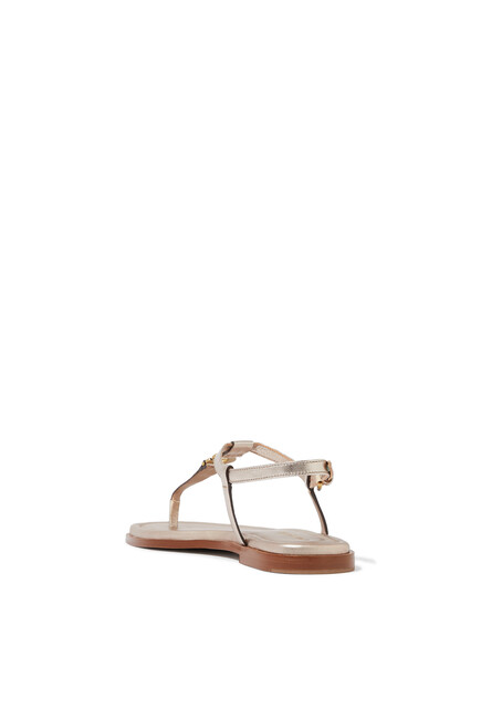 Jessica Metallic Leather Sandals