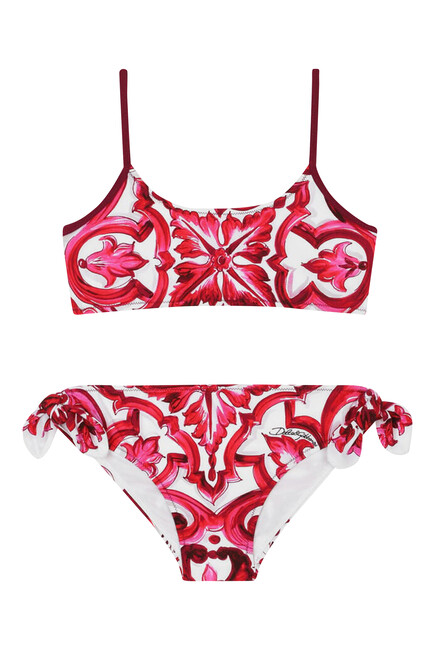 Kids Majolica Print Bikini