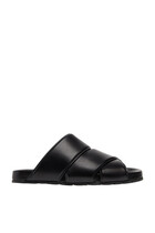 Bridge Leather Mule Sandals