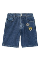 Kids Denim Bermuda Shorts