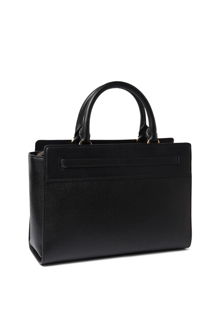 Structured Satchel in Vegan Leather