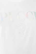 Iridescent Logo-Print T-Shirt