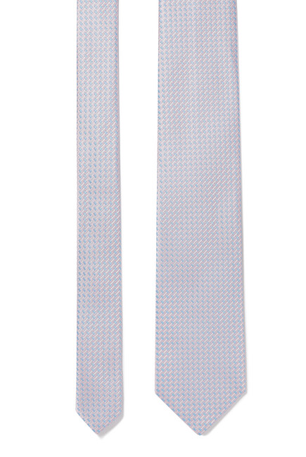 Geometric Silk Tie