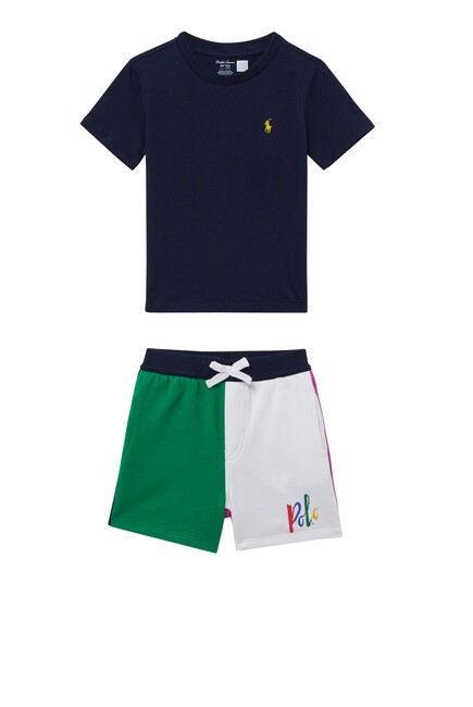 Buy Polo Ralph Lauren T-Shirt & Shorts Set for Boy | Bloomingdale's KSA