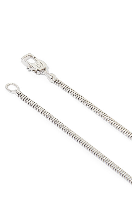 Double Wrap Snake Chain Bracelet, Sterling Silver