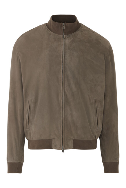 Suede Zip Jacket