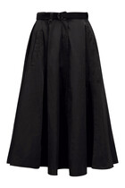 Nylon Midi Skirt