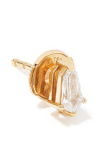 Lotus Diamond Single Earring, 18k Yellow Gold with Diamond