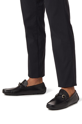 Driving Horse Buckle Loafers