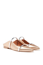 Maureen Metallic Flat Mules