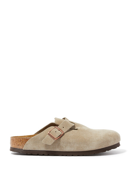 Boston Suede Clogs