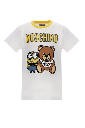 Moschino Kids Logo Print T-Shirt
