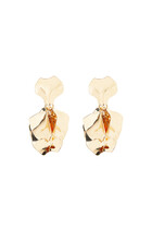 Ruellia Earrings, 14k Gold Plated