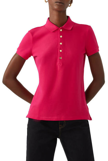 Buy Lauren Ralph Lauren Athleisure Pique Short Sleeve Polo Shirt for Womens  | Bloomingdale's KSA