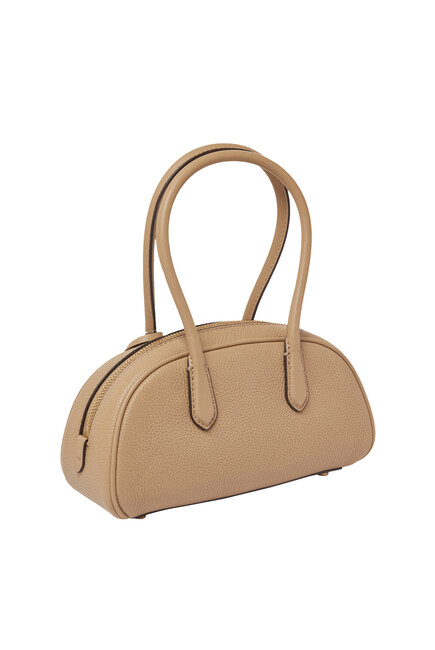 Lulu Small Pebbled Satchel Bag