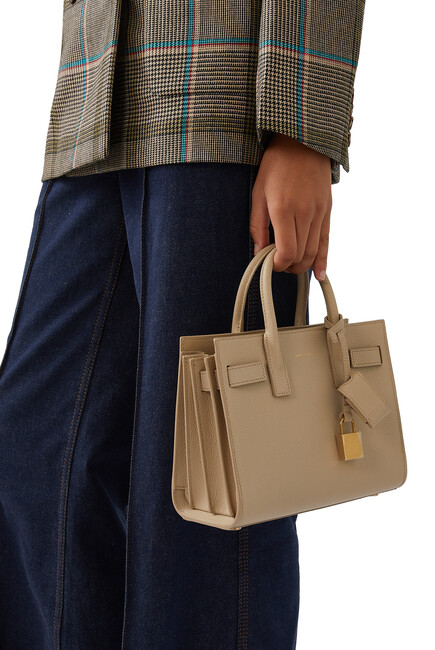 Sac de Jour Nano Tote Bag in Calfskin Leather