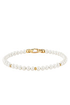 Bijoux Beaded Bracelet, 14k Yellow Gold & Pearls