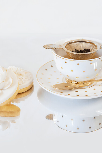 Signature Polka Teacup and Saucer