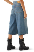 Belle Culottes Wide-Leg Denim