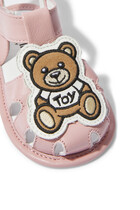 Kids Toy Bear Patch Sandals