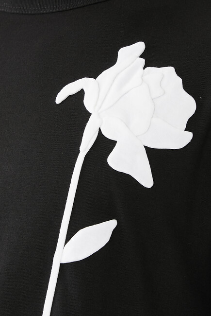 Floral Embroidered T-Shirt