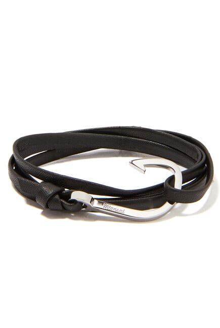 Hooked Leather Bracelet