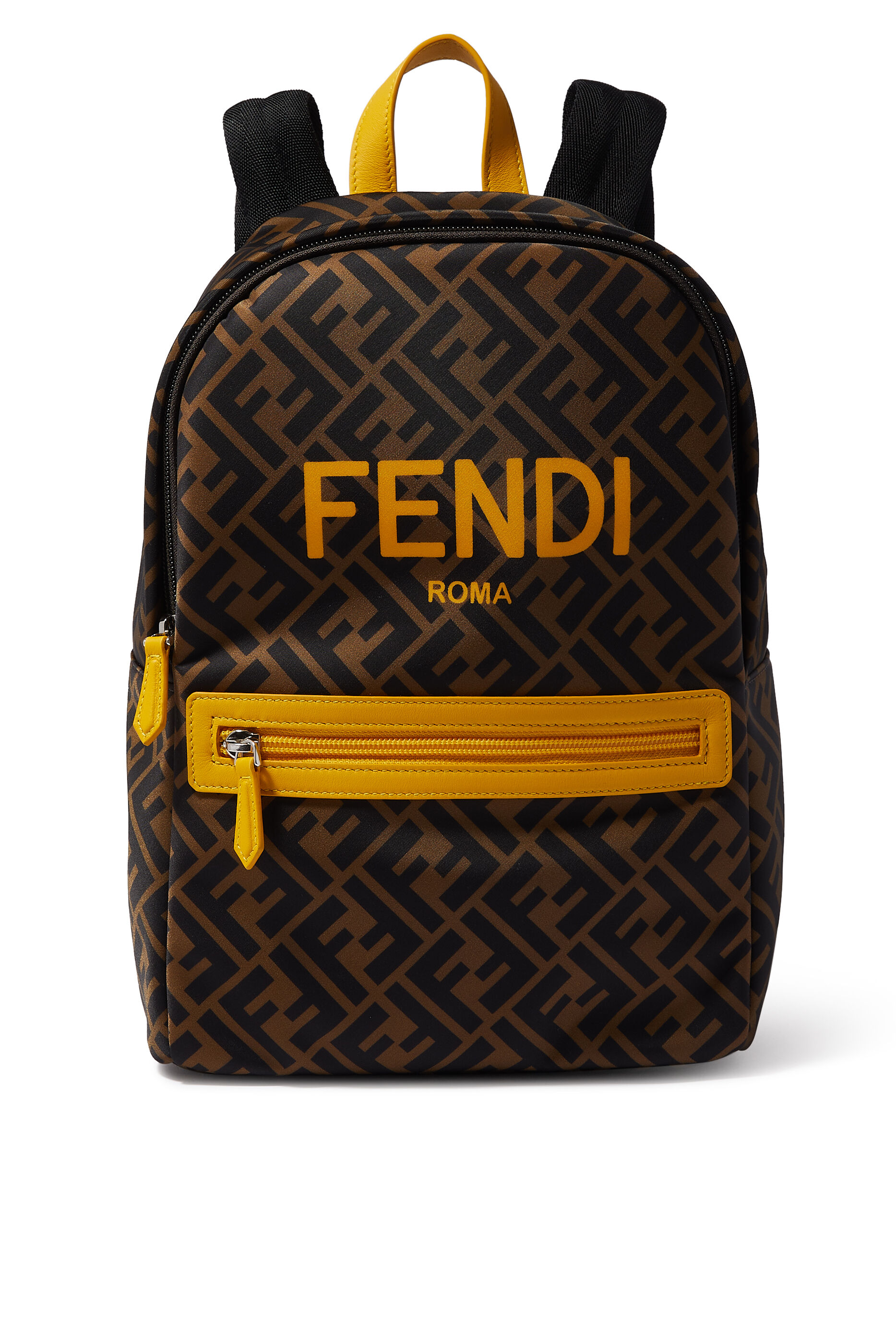 Fendi Floral Appliqu Leather Backpack Black, $3,300 | Neiman Marcus |  Lookastic