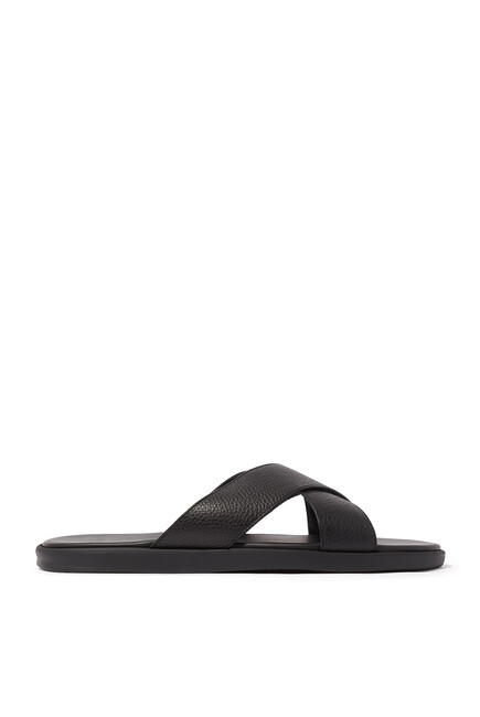 Mykonos Tumblet Cross Strap Sandals