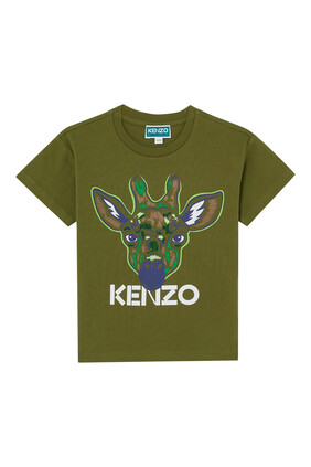 Giraffe-Print T-Shirt