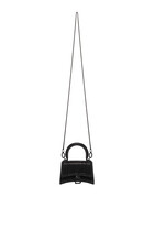 Hourglass Mini Bag With Chain And Rhinestones
