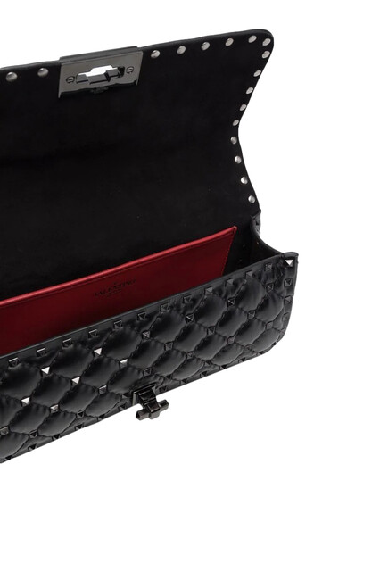  Stud Spike Baguette Bag